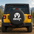 Deer Jeep Funny Spare Tire Cover
