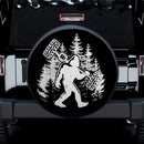 Funny Bigfoot Sasquatch Offroad Jeep Car Spare Tire Cover