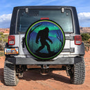 Bigfoot Aurora Walking Northern Lights Jeep Car Spare Tire Cover