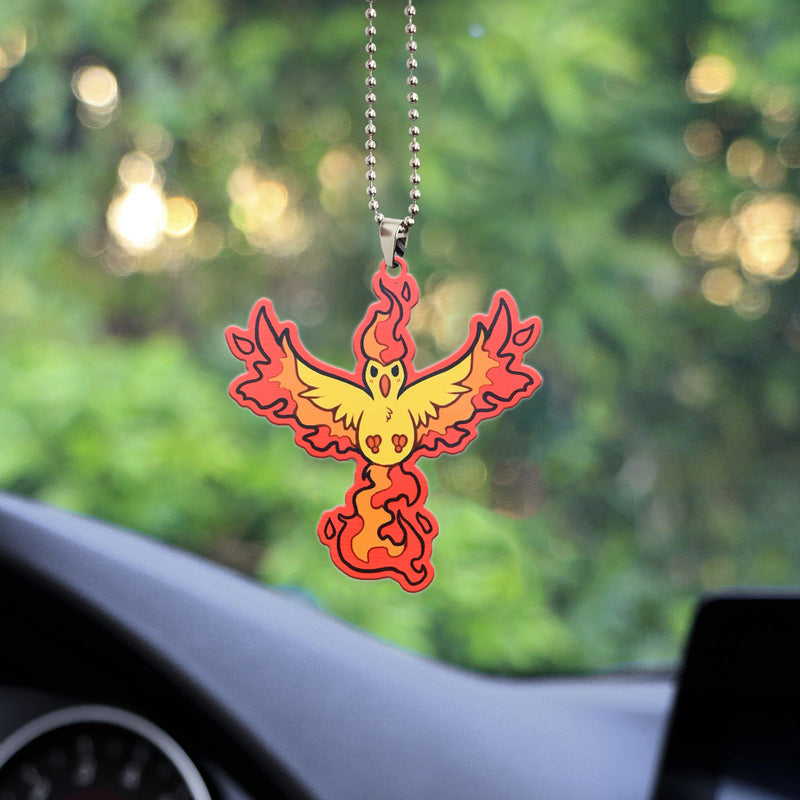 Moltres Legendary Pokemon Car Ornament Custom Car Accessories Decorations