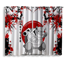 Blastoise Japan Style Window Curtain