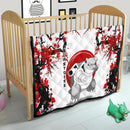 Blastoise Japan Style Quilt Blanket