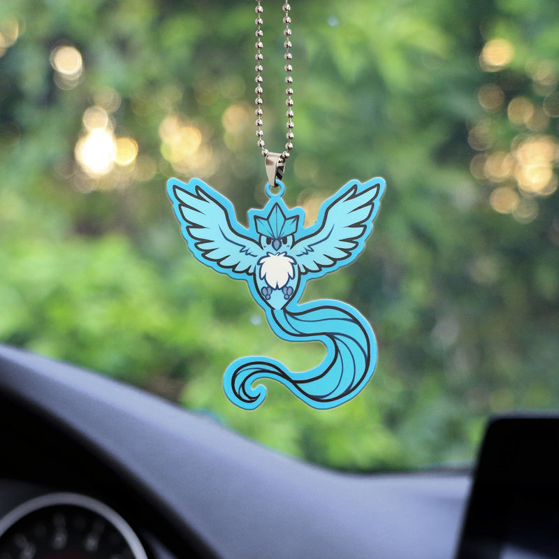 Articuno Legendary Pokemon Car Ornament Custom Car Accessories Decorations