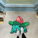Ivysaur Pixel Custom Shape Rubber Doormat Home Decor