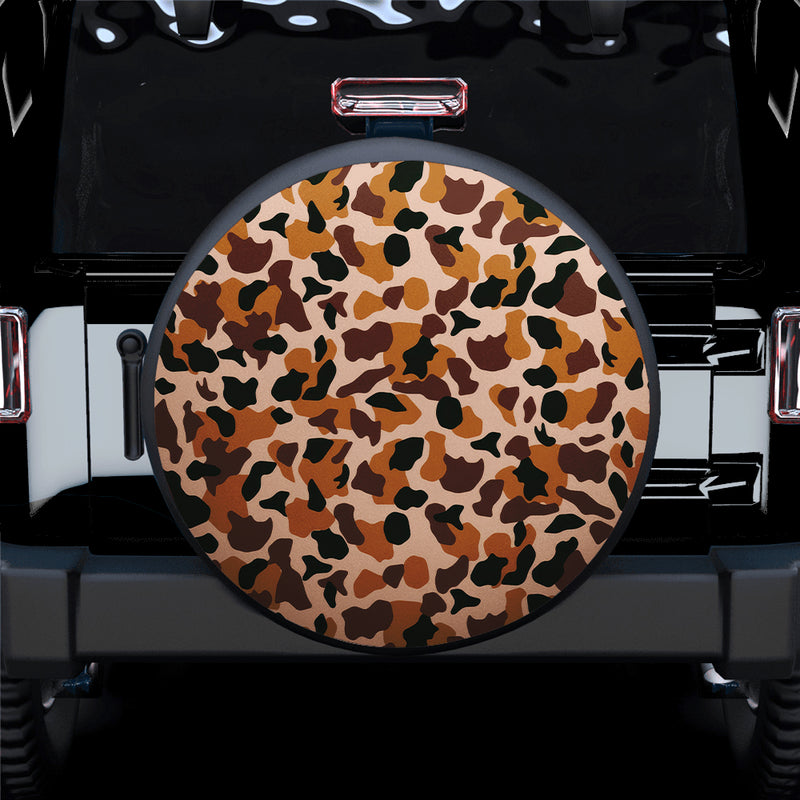 Desert Camouflag Car Spare Tire Covers Gift For Campers