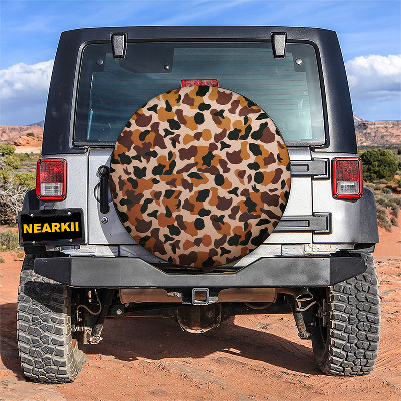 Desert Camouflag Car Spare Tire Covers Gift For Campers