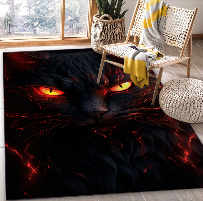 Cat Eyes Carpet Rug Home Room Decor