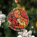 Charmander Stained Glass Ornament
