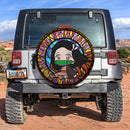 Chibi Nezuko Demon Slayer Stained Glass Car Spare Tire Cover
