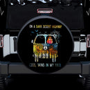 Cool Wind In My Hair Hippie Car Spare Tire Cover
