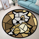 Cubone Stained Glass Round Rug