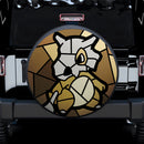 Cubone Stained Glass Car Spare Tire Cover