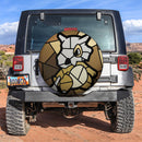 Cubone Stained Glass Car Spare Tire Cover