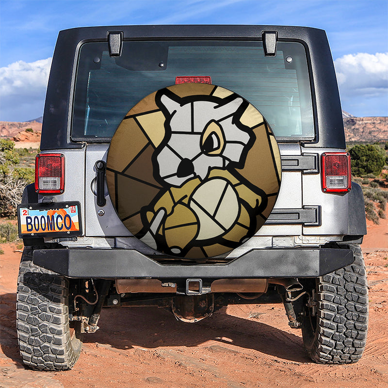 Cubone Stained Glass Car Spare Tire Cover