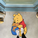 Cute Pooh Custom Shape Rubber Doormat Home Decor