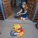 Cute Pooh Custom Shape Rubber Doormat Home Decor