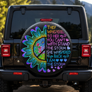 Hippie Flower They Whisper To Her Jeep Car Spare Tire Cover
