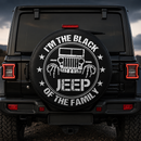 I Am The Black Jeep Of The Family Car Spare Tire Cover