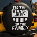 I Am The Black Jeep Car Spare Tire Cover