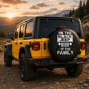 I Am The Black Jeep Car Spare Tire Cover