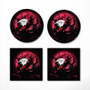 Darkrai Moonlight Ceramic Drink Coasters