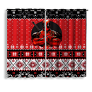 Deadpool Christmas Window Curtain