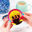 Demon Slayer Kimetsu No Yaiba Sunset Ceramic Drink Coasters