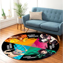 Demon Slayer Character Round Rug