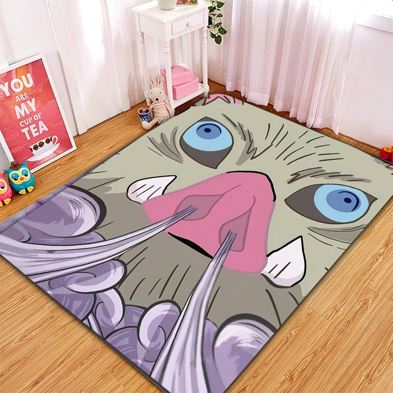 Inosuke Demon Slayer Carpet Rug Home Room Decor
