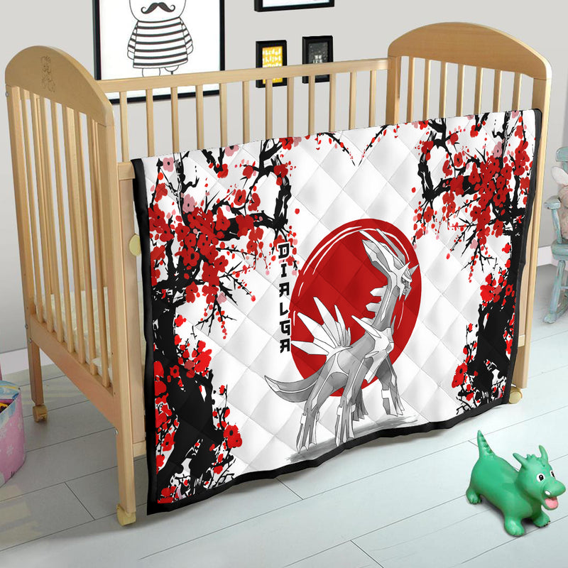 Dialga Japan Style Quilt Blanket
