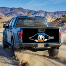Donal Duck Zipper Truck Tailgate Decal Sticker
