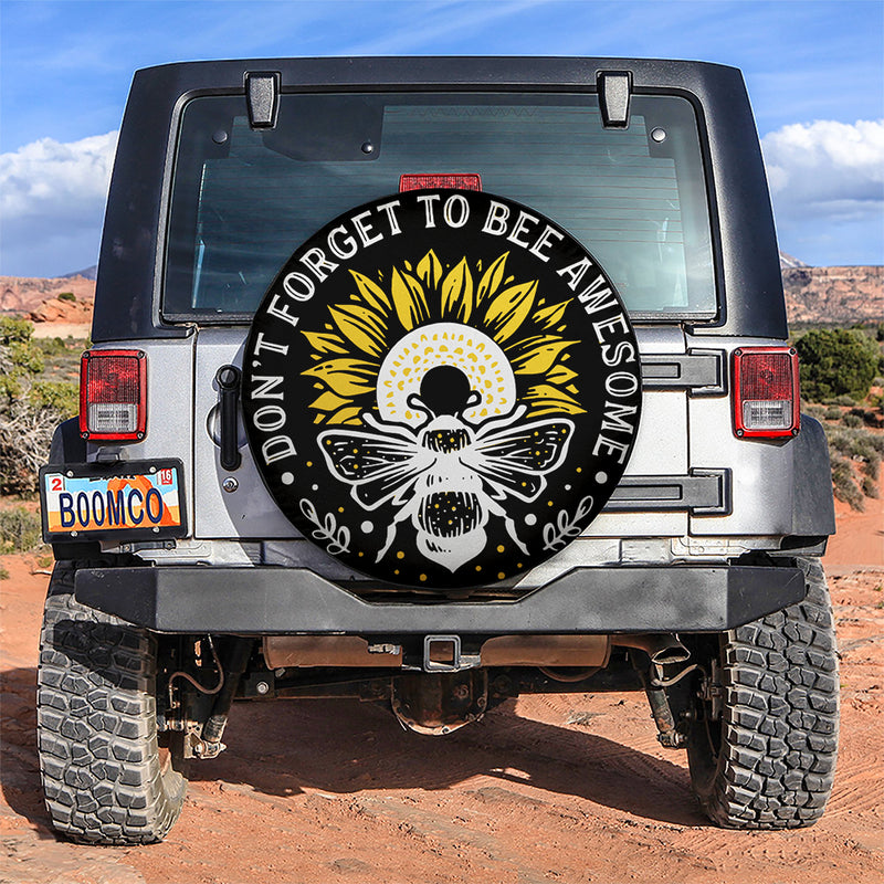 Dont Forget To Bee Awesome Car Spare Tire Cover