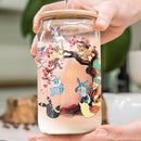 Eevee Evolution Cherry Blossom Glass Can