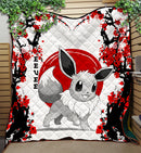 Eevee Japan Style Quilt Blanket