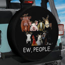 Ew People, Farm Animals Car Spare Tire Cover