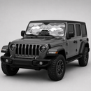 Jeep Camo Grey Color Car Auto Sunshades