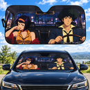 Cowboy Bebop Anime Spike And Faye Custom Car Windshield Sunshades