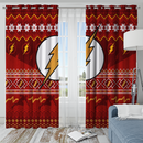 Flash Christmas Window Curtain