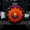 Flower Mandala Car Spare Tire Cover