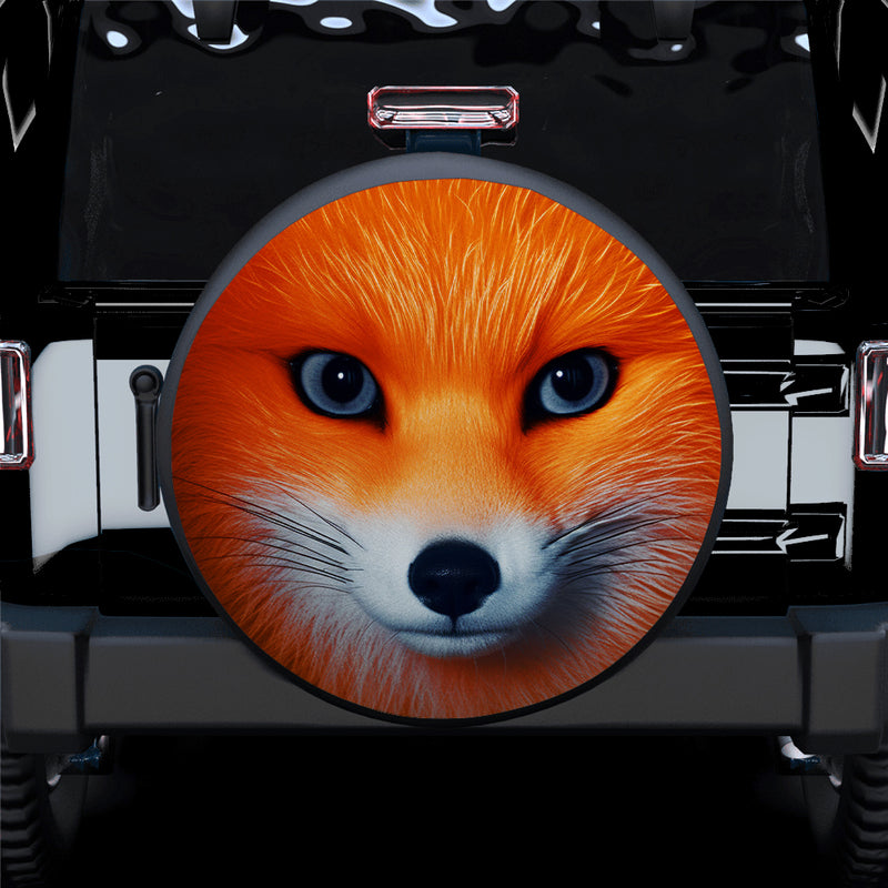 Fox Face Car Spare Tire Covers Gift For Campers