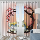 Poliwhirl Cherry Blossom Window Curtain