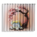 Poliwhirl Cherry Blossom Window Curtain