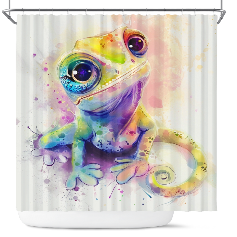 Frog Colorfull Shower Curtain