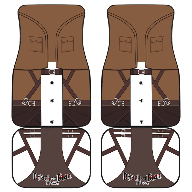 Attack on Titan Uniform Anime Car Floor Mats