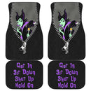 Maleficent Get In Sit Down And Hold On Car Floor Mats