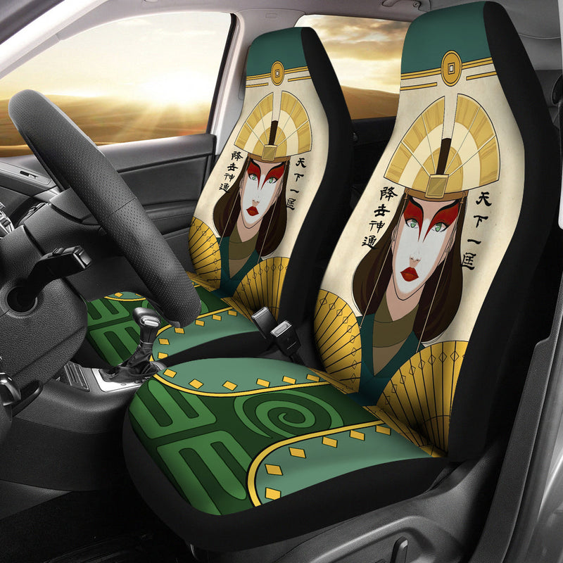 Kyoshi Avatar Last Airbender Premium Custom Car Seat Covers Decor Protectors