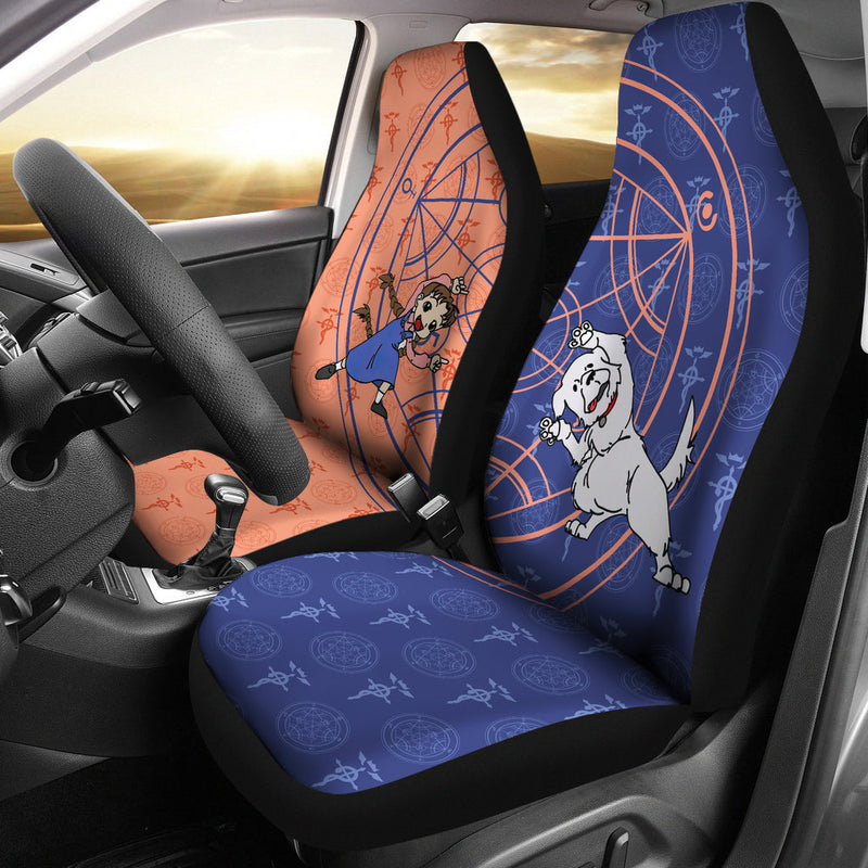 Chimera Nina Fullmetal Alchemist Premium Custom Car Seat Covers Decor Protectors