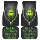 Grinch Get In Sit Down Hold On Zip Car Floor Mats