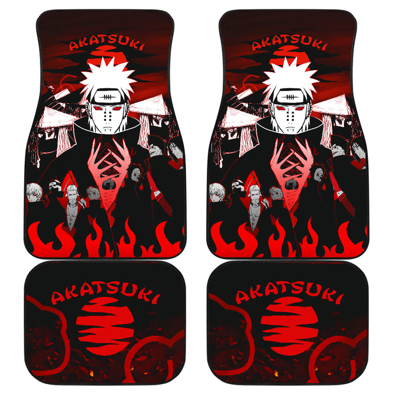 Akatsuki Anime Car Floor Mats