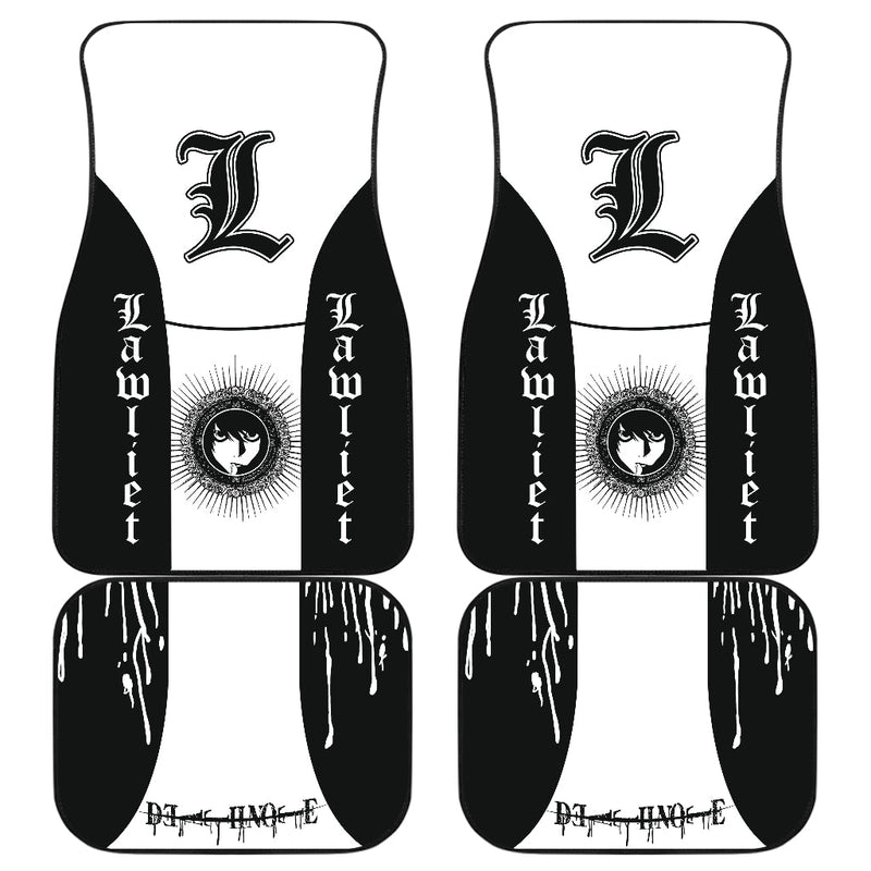 L Death Note Car Floor Mats